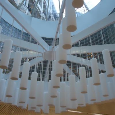 Rondo Baffles White Open Plan Office State Library NSW